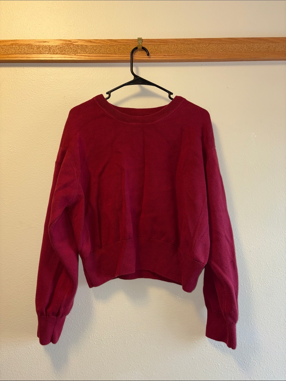 Aerie Women's Red Knit Sweater